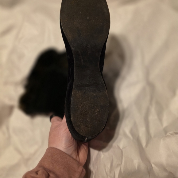 Elegant Black Fur-Trimmed Women's Boots (Probably Haunted) - Picture 4 of 15